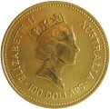 Ankauf und Verkauf von 100 Dollars Australian Nugget Goldmnzen zum aktuellen Tageskurs.