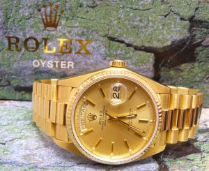Rolex Day-Date 18 Kt 750 Gold Präsidentenband